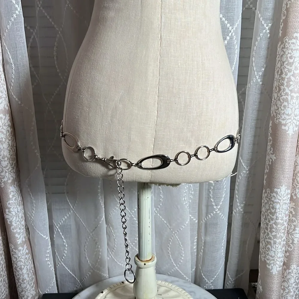 Silver Metal Belt adjustable